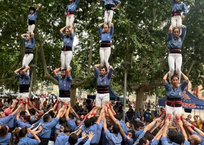 Pilars de sortida. Colles de l'Eix. Salt, 8/6/24