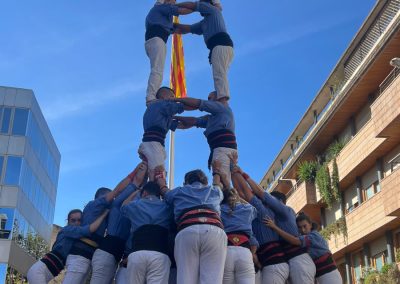 Torre de 8 amb folre. FM Banyoles, 20/9/24